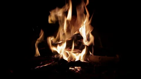 Camp fire Stock Footage 1807736