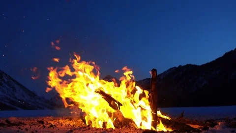 Camp Fire Video stock 80795410