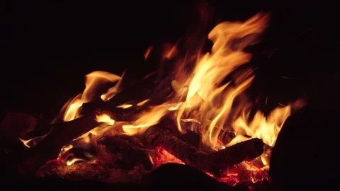 Camp fire Stock-Footage 109444655