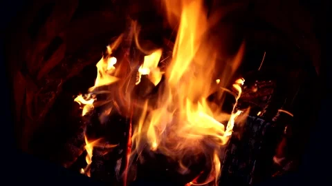 Camp Fire Stock Footage 134822078