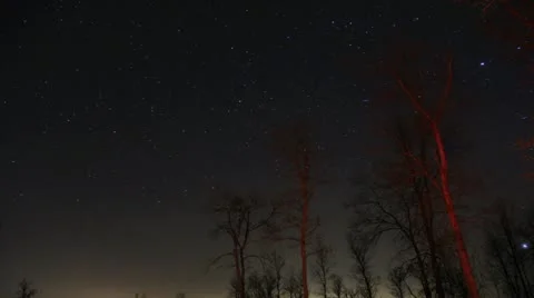 Camp Fire Night Star Lapse 库存影片 10948188