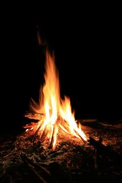 Camp fire Stock Photos