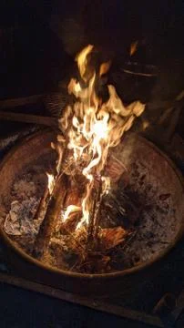 Camp Fire Stock Photos