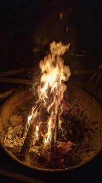 Camp Fire 写真素材
