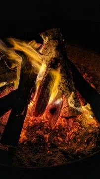 Camp Fire Stock Photos