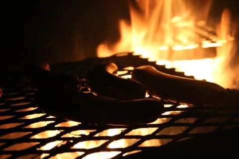 Camp Fire Stock Photos