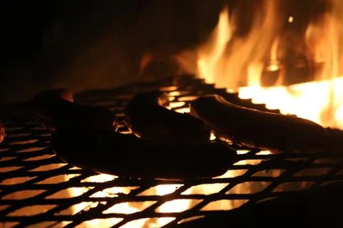 Camp Fire Stock Photos