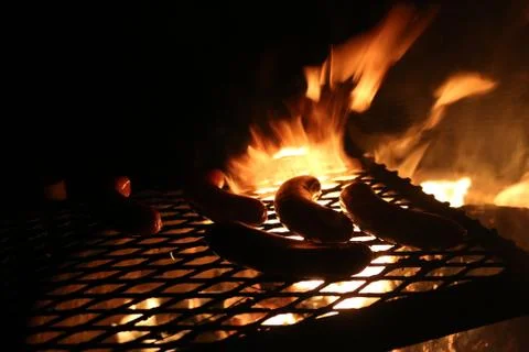 Camp Fire Stock Photos