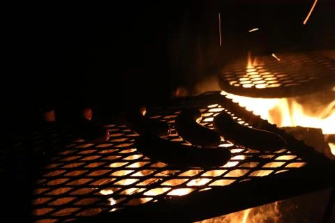 Camp Fire Stock Photos