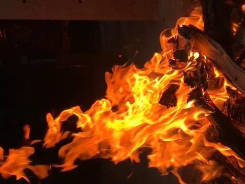 Camp Fire Stock Photos