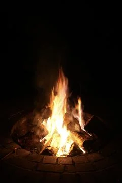 Camp fire 写真素材