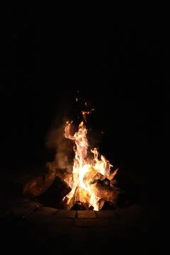 Camp fire Stock Photos