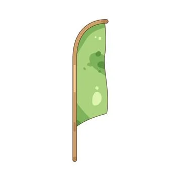 Camp flag Stock Illustration