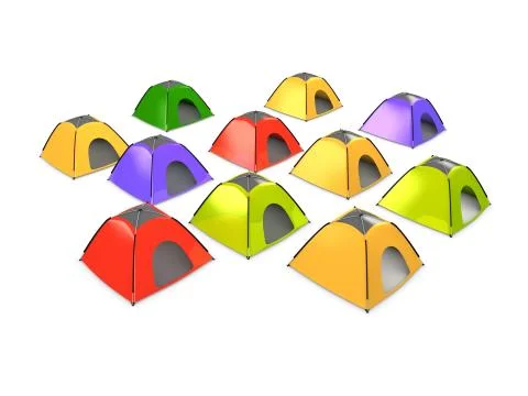 Camp Illustrazione stock