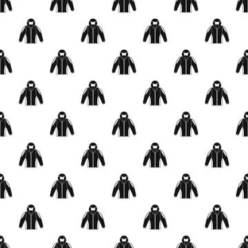 Camp jacket pattern seamless Illustrazione stock