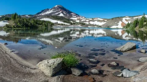 Camp Lake Stock Photos