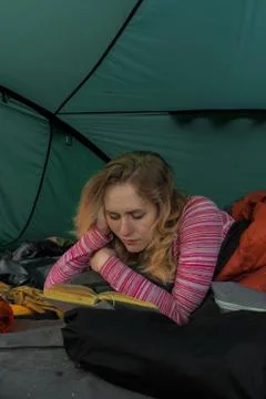 Camp read Stock Photos