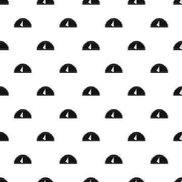 Camp round tent pattern seamless vector 스톡 일러스트