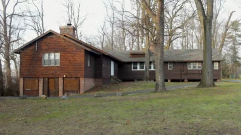 Camp Shack at Sundown Video stock 301573544