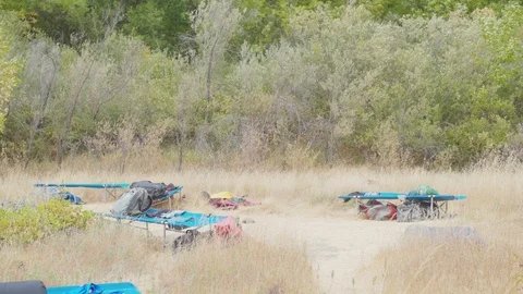Camp sight Stock Footage 103810702