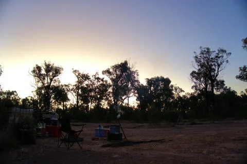 Camp site Stock Photos