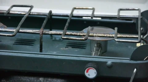 Camp stove Video stock 8650820