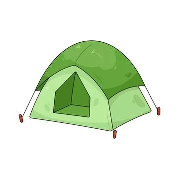 Camp tent Stock Illustration