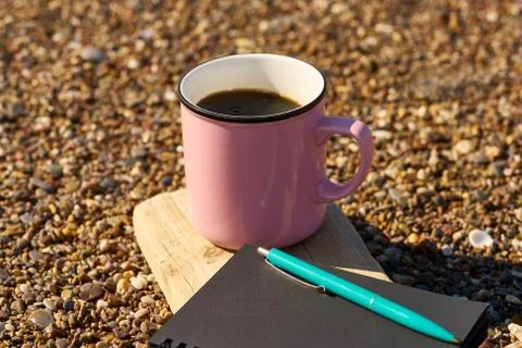 Camp time and notes Stock Photos