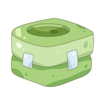 Camp toilet Stock Illustration