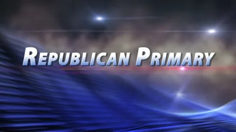CAMPAIGN 2012 Republican Primary Election Bumper HD ProRes Stock Footage 10764809