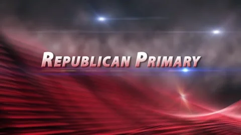 CAMPAIGN 2012 Republican Primary Election Bumper HD/SD Protected ProRes Stock Footage 10765314