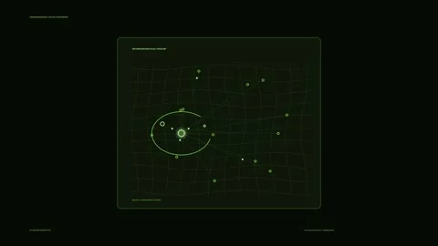 Campaign Intelligence Trace Map HUD Seamless Loop Stock Footage 342201530