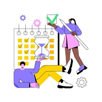 Campaign planning abstract concept vector illustration. Stock Illustration