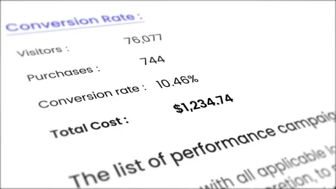 Campaign Statement with Focus on Conversion Rate animation Stock Footage 331025145