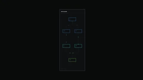 Campaign Strategy Data Flow HUD Seamless Loop Stock Footage 342030678