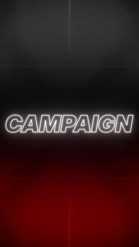 Campaign Text 80s Style  Retro Aesthetic Background vertical Stock Footage 326355393