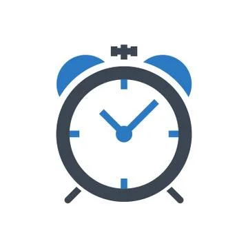 Campaign Timing Vector Glyph Icon Illustrazione stock