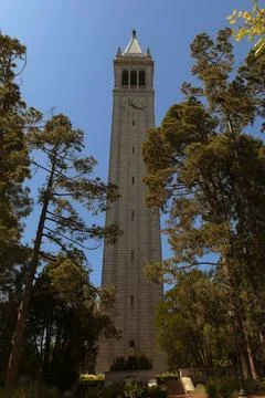 Campanile Clocktower at UC Berkeley Stock Photos