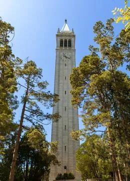 Campanile Clocktower at UC Berkeley Stock Photos