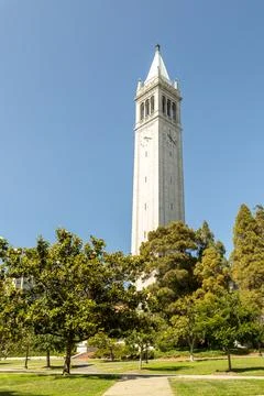 Campanile Clocktower at UC Berkeley Stock Photos