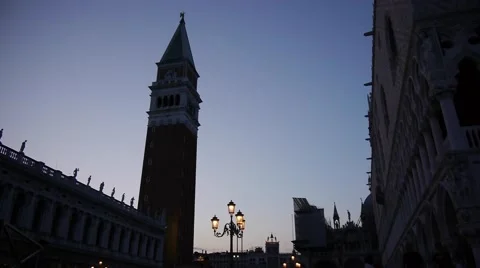 Campanile in Venice 스톡 동영상 44122801