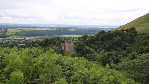 Campbell Castle Stock Footage 77619600