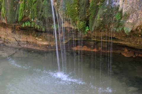 Campdevanol river 写真素材