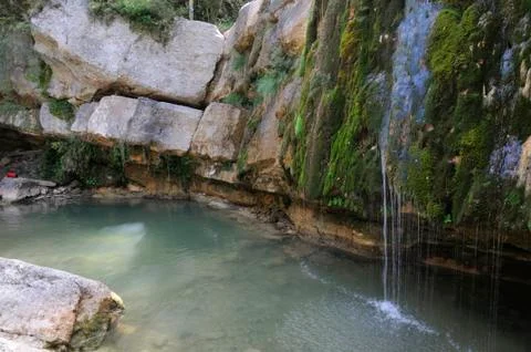 Campdevanol river 写真素材