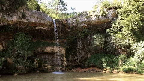 Campdevanol waterfalls Stock Footage 93246542