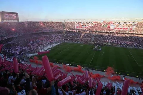 Campeonato Argentino 2023 - River Plate vs Boca Juniors Vista do Estádio M.. Stock Photos