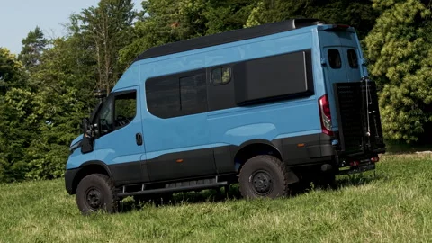 Camper 4x4 RV Stock Footage 313960233