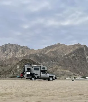 Camper car Stock Photos