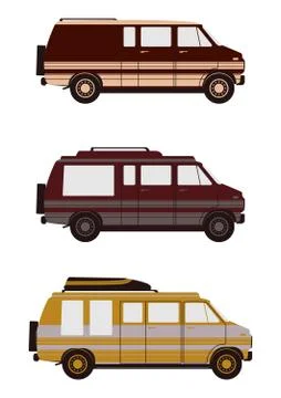 Camper. Stock Illustration