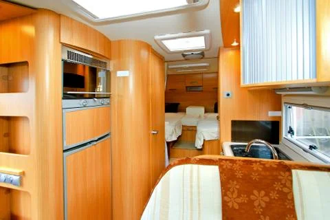 Camper interior Stock Photos